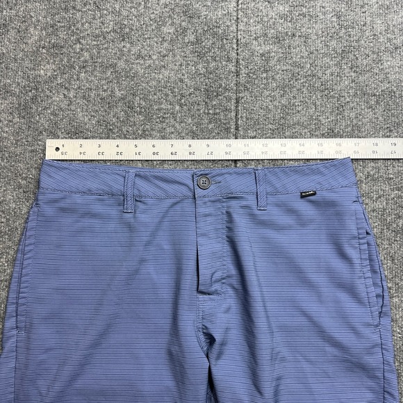 Travis Mathew Loreto Shorts Par 4 Mens 32x9.5 Blue Stripe Performance Golf 75812 - Picture 7 of 11